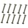Ogrmar 10 PCS Inline Skate Wheel 1564 Shaft Hex Socket Screw Silver