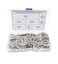 HVAZI M6 Stainless Steel PininTorx Pan Head Security Machine Screws Nuts Flat Washer with Split Lock Washers Assortment Kit