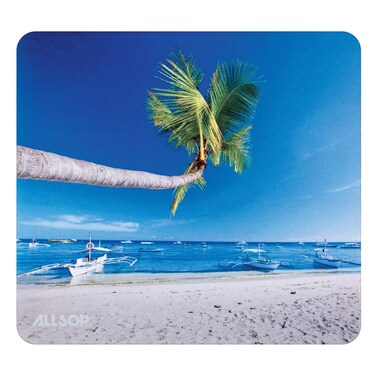 Allsop Naturesmart Mouse Pad 85 x 8 Outrigger Beach Design