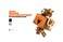World War Robot 3Ago Bomb V2 Square Figure Set