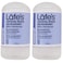 Lafes Natural Deodorant  Unscented Crystal Mineral Rock Natural Deodorant  225 Ounce  2 Pack