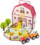 New Classic Toys Farm House Playset Educational Toys and Color Perception Toy for Preschool Age Toddlers Boys Girls 10851