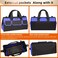 GoldskyUS 19Inch Wide Mouth Tool Bag Heavy Duty Waterproof Tool Storage Bag with Adjustable Shoulder Strap and Extra Bottom Base for Home DIY  Professional Use Tool  Equipment Storage 19 inch
