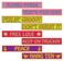 60s Street Signs Cutouts Pack of 3