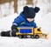 Click N Play Friction Powered Jumbo Snow Removal Plow Truck Construction Toy Vehicle for Kids