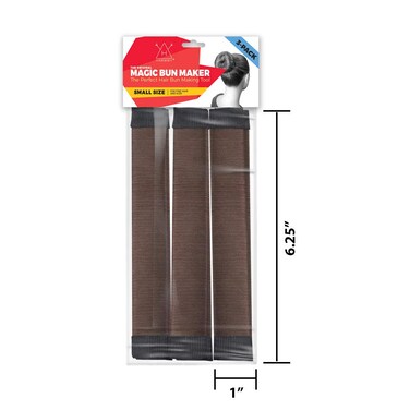 Hawwwy Premium 3 Piece Hair Bun Maker Perfect for Mini Buns or Thin Hair  Magic Bun Tool Donut Hair Perfect Bun Makers Hair Pins French Twist Donuts for Updos Kids  3 Pack Brown