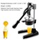 ROVSUN Professional Citrus Juicer Lemon Squeezer Commercial Manual Fruit Press Juicer for Lemon Pomegranate Orange Juice Heavy Duty Hand Press Orange Juicer Press and Lime Squeezer Stand Black