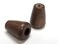 Dritz Home 44317 Wood Cord Pulls Dark Brown 2Piece