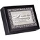 Cottage Garden Happy 25th Anniversary Matte Black Jewelry Music Box Plays Wind Beneath My Wings