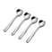 Alessi Big Love Set of 4 Heart Tea Spoons 1810 Stainless Steel by Miriam Mirri