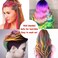Runlong Hair Chalk Comb 6 Colors for Teen Girls Cosplay Halloween Ball Party Gifts For Girls