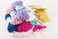 Make It Real  Pom Pom Mobile DIY Hanging Mobile Art Kit for Girls Room Decor Includes Pom Pom Maker Charms Yarn and More