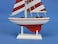Hampton Nautical Red Striped Pacific Sailer 9