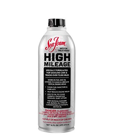 Sea Foam High Mileage Motor Treatment HM16 16 oz Pack of 1 Silver