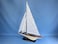 Hampton Nautical Wooden Intrepid Model Sailing Yacht 35
