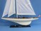 Hampton Nautical Wooden Intrepid Model Sailing Yacht 35