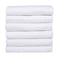KLNYOO Microfiber Facial Cloths Face Towels Ultra Soft Fast Drying Washcloth Face Cloth for Bath 12 inch x 12 inch 6 Pack White