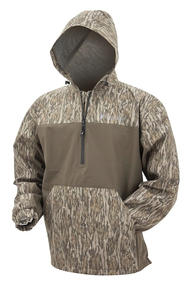 Frogg Toggs Frogg Toggs Pilot Technical Hoodie Mossy Oak BottomlandStone Size XLarge Pilot Technical Hoodie WaterResistant Mossy Oak BottomlandStone XLarge
