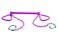 Ultimate Trapeze Bar with Rings  Pink  Compatible with Most Playsets  Easy to Install  250lb Capacity  Swing Hangers Not Included DIY Swingset Accessory  Backyard Playground Accessories