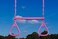 Ultimate Trapeze Bar with Rings  Pink  Compatible with Most Playsets  Easy to Install  250lb Capacity  Swing Hangers Not Included DIY Swingset Accessory  Backyard Playground Accessories