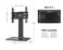 FITUEYE Universal TV StandBase with Swivel Mount for up to 32inch TVS TT103202GB