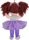 Anico Well Made Play Doll for Children Ballerina with Pigtails 18 Tall Lavender