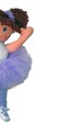 Anico Well Made Play Doll for Children Ballerina with Pigtails 18 Tall Lavender