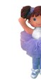 Anico Well Made Play Doll for Children Ballerina with Pigtails 18 Tall Lavender