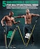 Resistance Bands Set Including 5 Stackable Exercise Bands with Door Anchor 2 Ankle Straps  for Resistance Training Physical Therapy Home Workouts Yoga BlackGreenBlueRedYellow