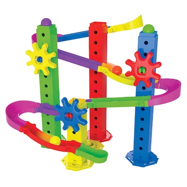 The Learning Journey Techno Kids STEM Construction Set  Fun Trax 30 pieces  STEM Toys  Gifts for Boys  Girls Ages 3 Years and Up Multicolor