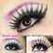 Elegant Lashes 301 The ORIGINAL Drag Queen Lash  Thick Long Black Human Hair False Eyelashes for Drag Halloween Dance Rave Costume