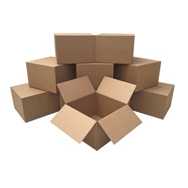 uBoxes Extra Large Pack of 5 23x23x16 Standard Corrugated Moving Box brown corrugated