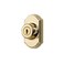 Ideal Security Deadbolt for Storm and Screen Doors Bright Brass