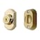 Ideal Security Deadbolt for Storm and Screen Doors Bright Brass