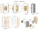 Ideal Security Deadbolt for Storm and Screen Doors Bright Brass