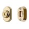 Ideal Security Deadbolt for Storm and Screen Doors Bright Brass
