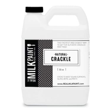 Real Milk Paint Crackle Paint Finish for Milk Paint Use on Wood and Drywall Water Based 32 oz