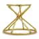 BestPysanky 175 X 2 Swirl Gold Tone Metal Sphere or Egg Stand Display Holder
