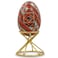 BestPysanky 175 X 2 Swirl Gold Tone Metal Sphere or Egg Stand Display Holder