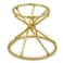 BestPysanky 175 X 2 Swirl Gold Tone Metal Sphere or Egg Stand Display Holder