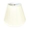 Royal Designs Deep Empire Side Pleat Basic Lamp Shade Eggshell 9 x 18 x 14 BS72818EG