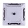 HDE Solar Powered Rotating Rotary Display Stand Turntable Collectible Show Case  White