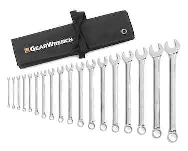 GEARWRENCH 18 Pc 12 Pt Combination Wrench Set Long Pattern SAE  81917