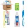 Practicon SmileGoods Adult Dental Care Kit with Toothbrush Toothpaste and Floss Pack of 72