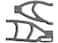 RPM 70482 Summit Revo and ERevo Extended Right Rear AArms Black