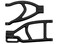 RPM 70432 Summit Revo and ERevo Extended Left Rear AArms Black