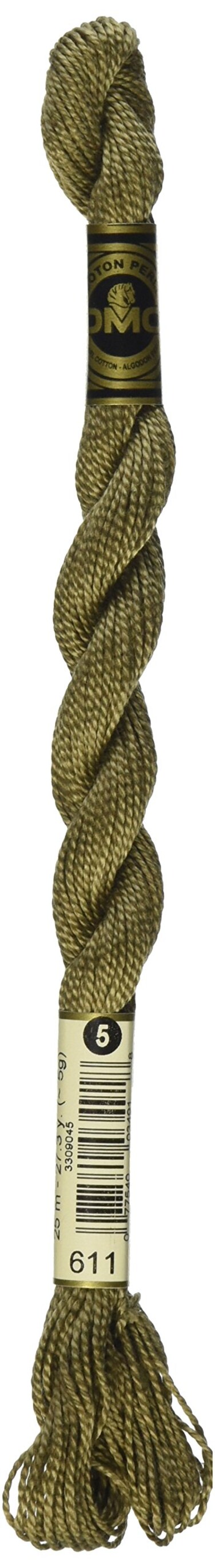 DMC 115 5611 Pearl Cotton Thread Drab Brown Size 5
