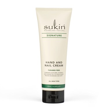 Sukin  Hand  Nail Cream Signature Collection for Dry Hands 423 fl oz 125 mL