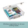 ArtBin Super Satchel 1 Compartment Box Clear Craft Organizer Storage Case