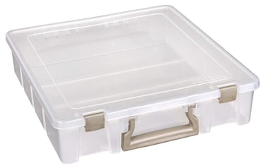 ArtBin Super Satchel 1 Compartment Box Clear Craft Organizer Storage Case
